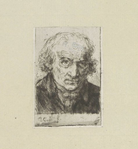 Adult man, facing right