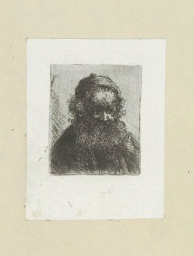 Old man with a beard and cap