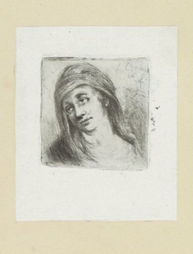 Young Woman with Headscarf