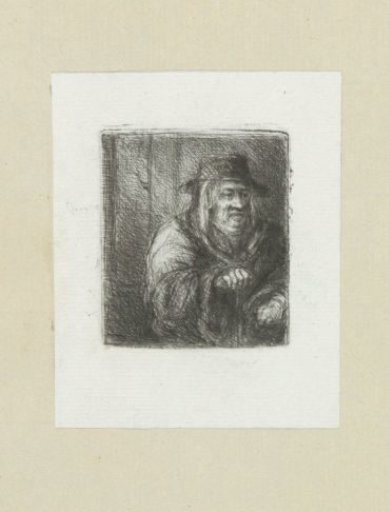 Old man with a cloak and hat