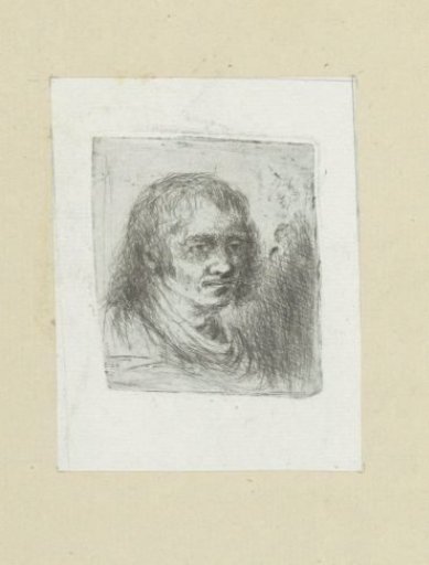 Adult Man with Shoulder-Length Hair