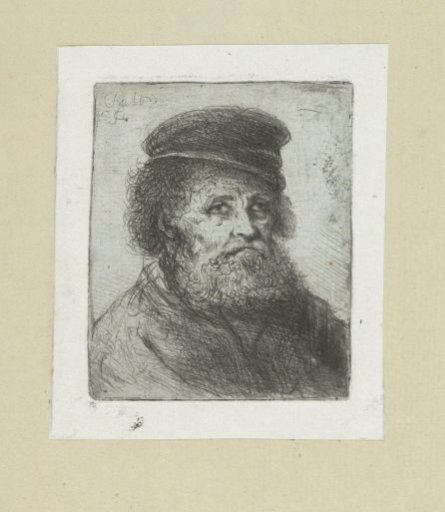 Old Man with Beard and Cap