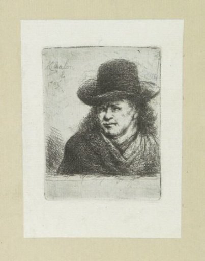 Man with Hat, Facing Left