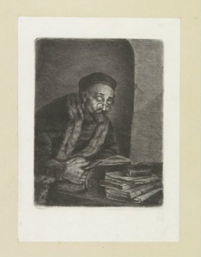 Man behind a desk