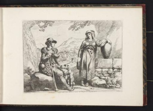 Shepherd and woman from the vicinity of Rome