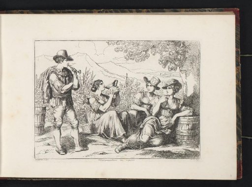 Resting wine drinkers