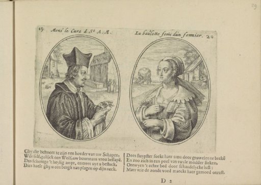 Pastor and peasant woman