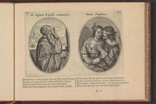 Nobleman from Venice and his wife Paulina