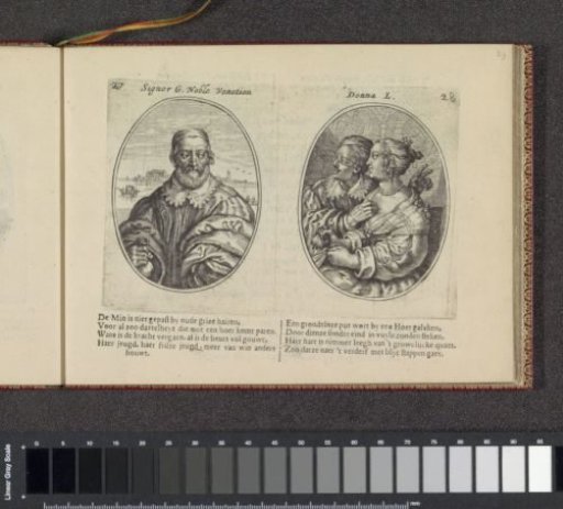 Nobleman from Venice and his wife Leonella