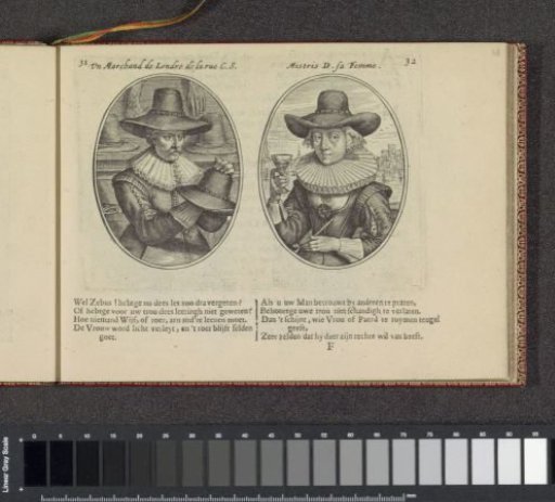 English merchant and his wife