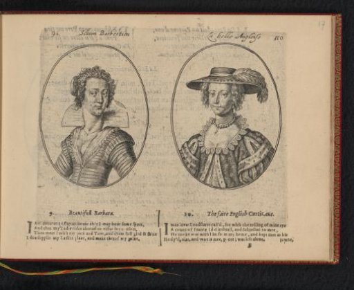 Portraits of the courtesans named the Beautiful Barbara and La belle Anglaise