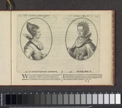 Portraits of the courtesans named Beautiful Malmeuspier and Vrouw Anna L.