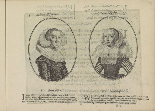 Portraits of the courtesans named Beautiful Elsje and Beautiful Hester