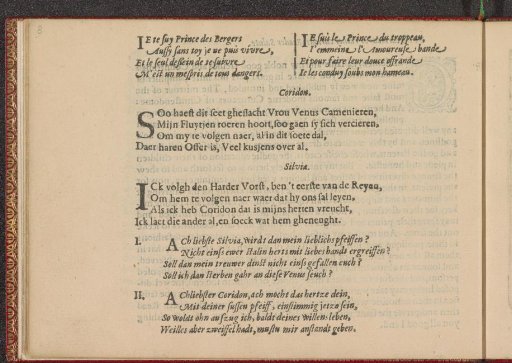 Quatrains accompanying Coridon and Silvia