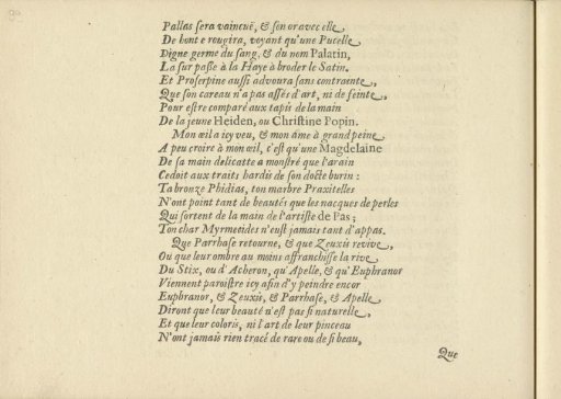 French poem on the Nymphs of the Amstel, page 6
