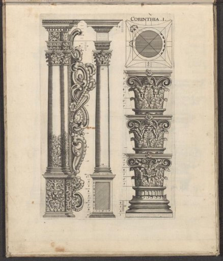 Columns and capitals of the Corinthian order