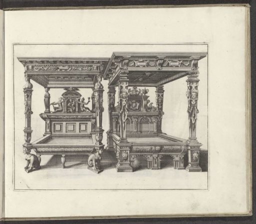 Two canopy beds