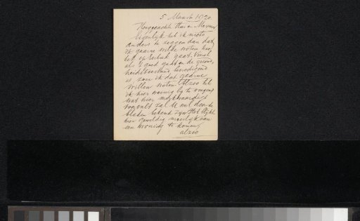 Letter to Max Wilhelm Carl Weber and Anne Antoinette Weber-Van Bosse