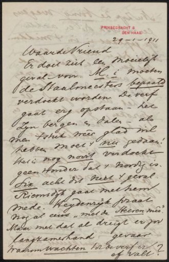 Letter to August Allebé