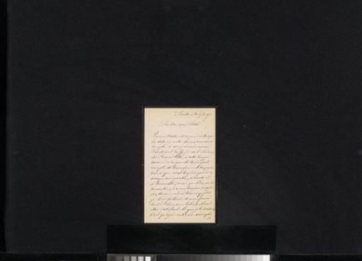 Letter to August Allebé
