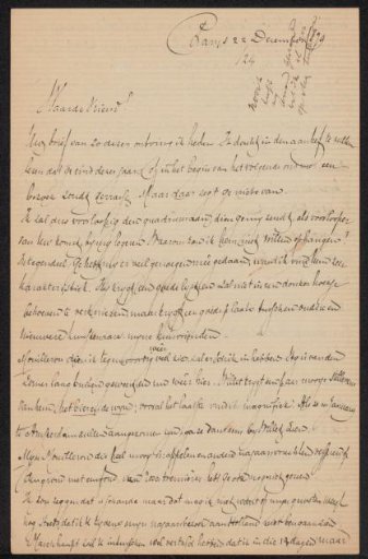 Letter to August Allebé
