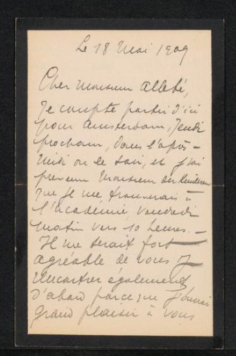 Letter to August Allebé
