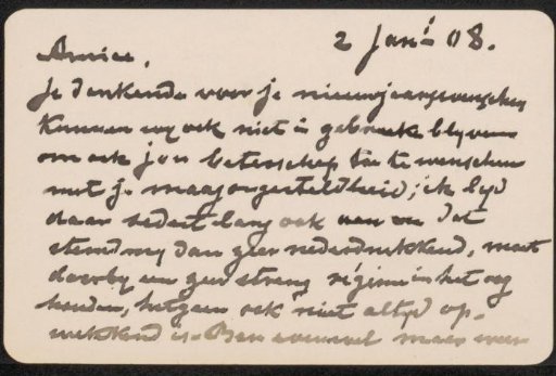 Letter to August Allebé
