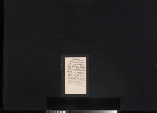 Letter to August Allebé
