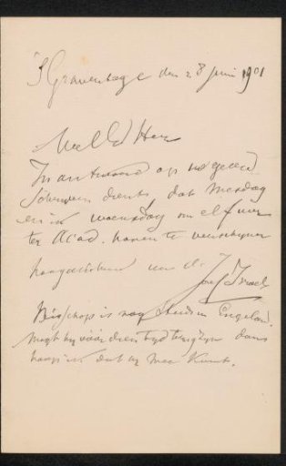Letter to August Allebé
