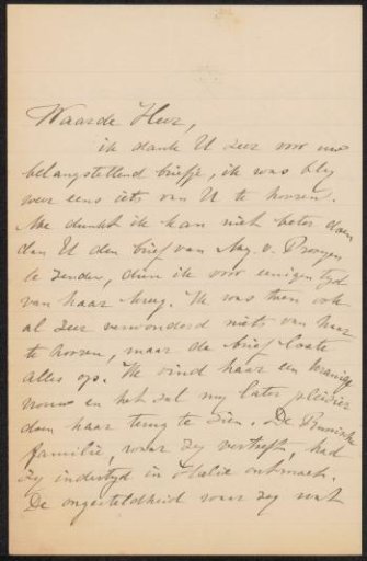 Letter to August Allebé