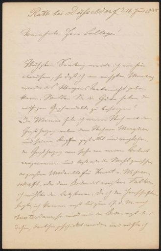 Letter to August Allebé