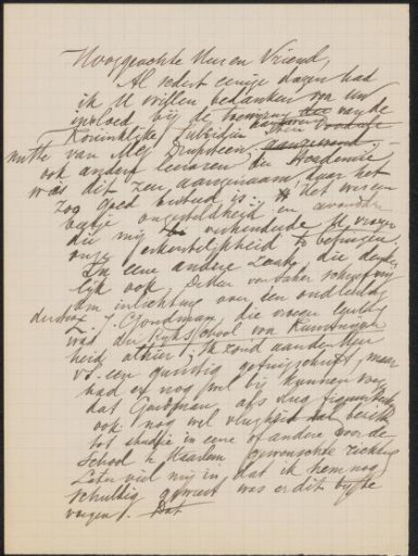 Draft letter to anonymous