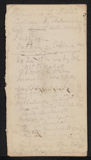 Fragments of a diary