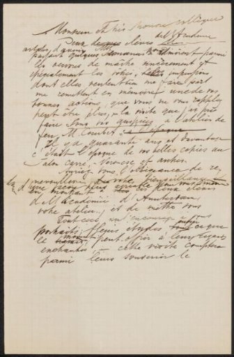 Draft letter to an anonymous recipient