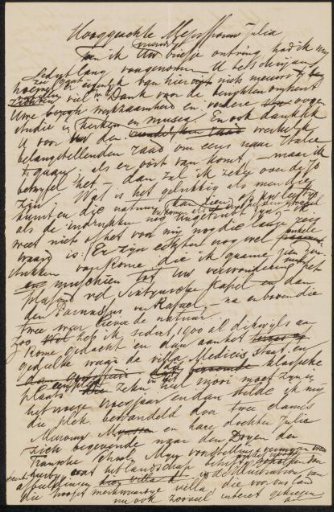 Draft letter to Julie Mijnssen