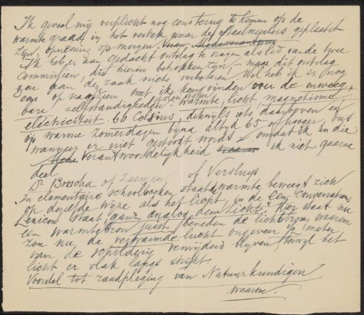 Note from the August Allebé collection