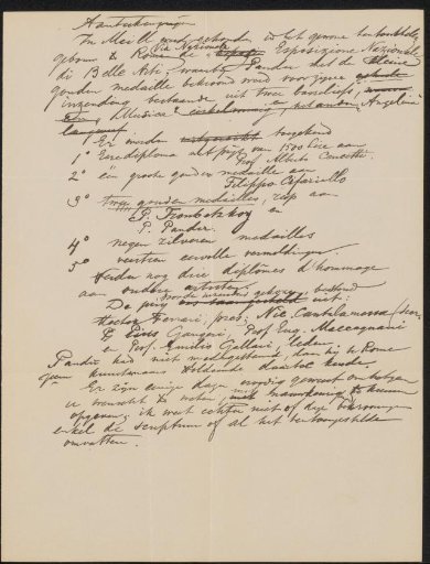 Note from the August Allebé collection