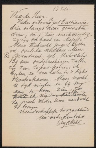 Draft letter to an anonymous recipient