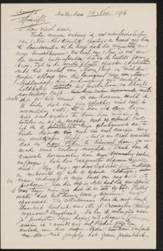 Letter to an anonymous recipient