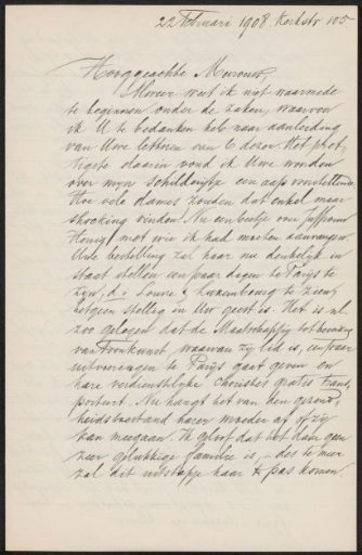Letter to Anne Antoinette Weber-Van Bosse