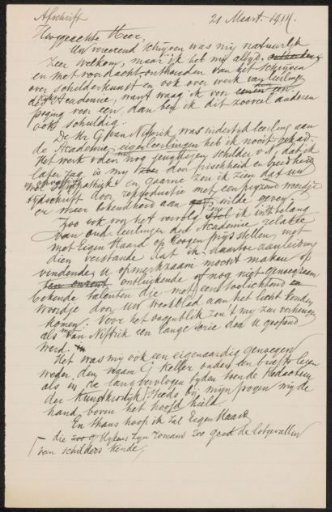 Letter to an anonymous recipient