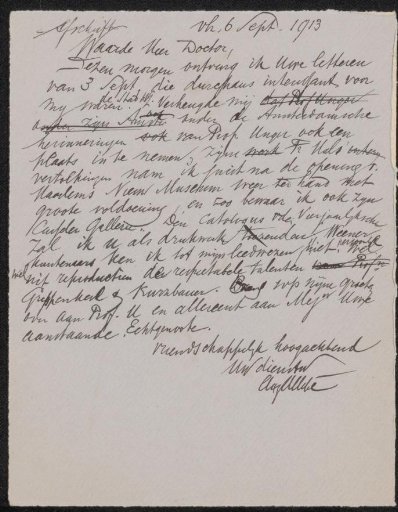 Letter to an anonymous recipient