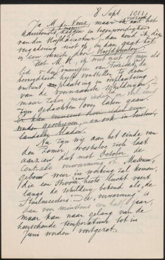 Note from the August Allebé Collection