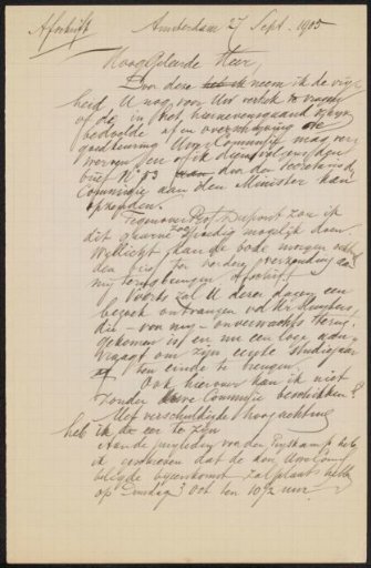 Letter to an anonymous recipient