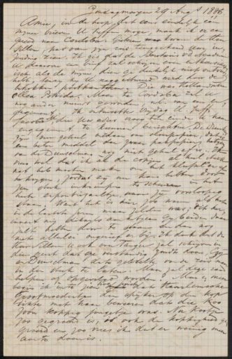 Letter to Jac van Looij