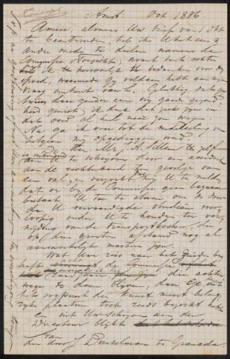 Draft letter to Jan Dunselman and draft letter to an anonymous person
