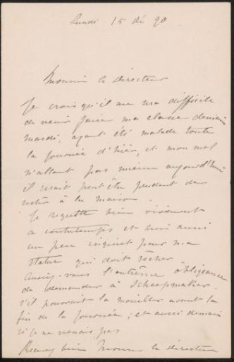 Letter to August Allebé