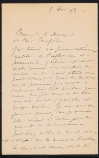 Letter to August Allebé