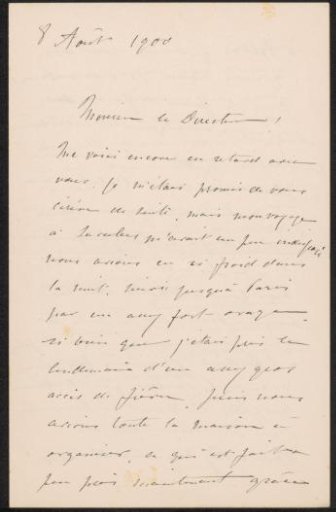 Letter to August Allebé