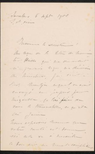 Letter to August Allebé
